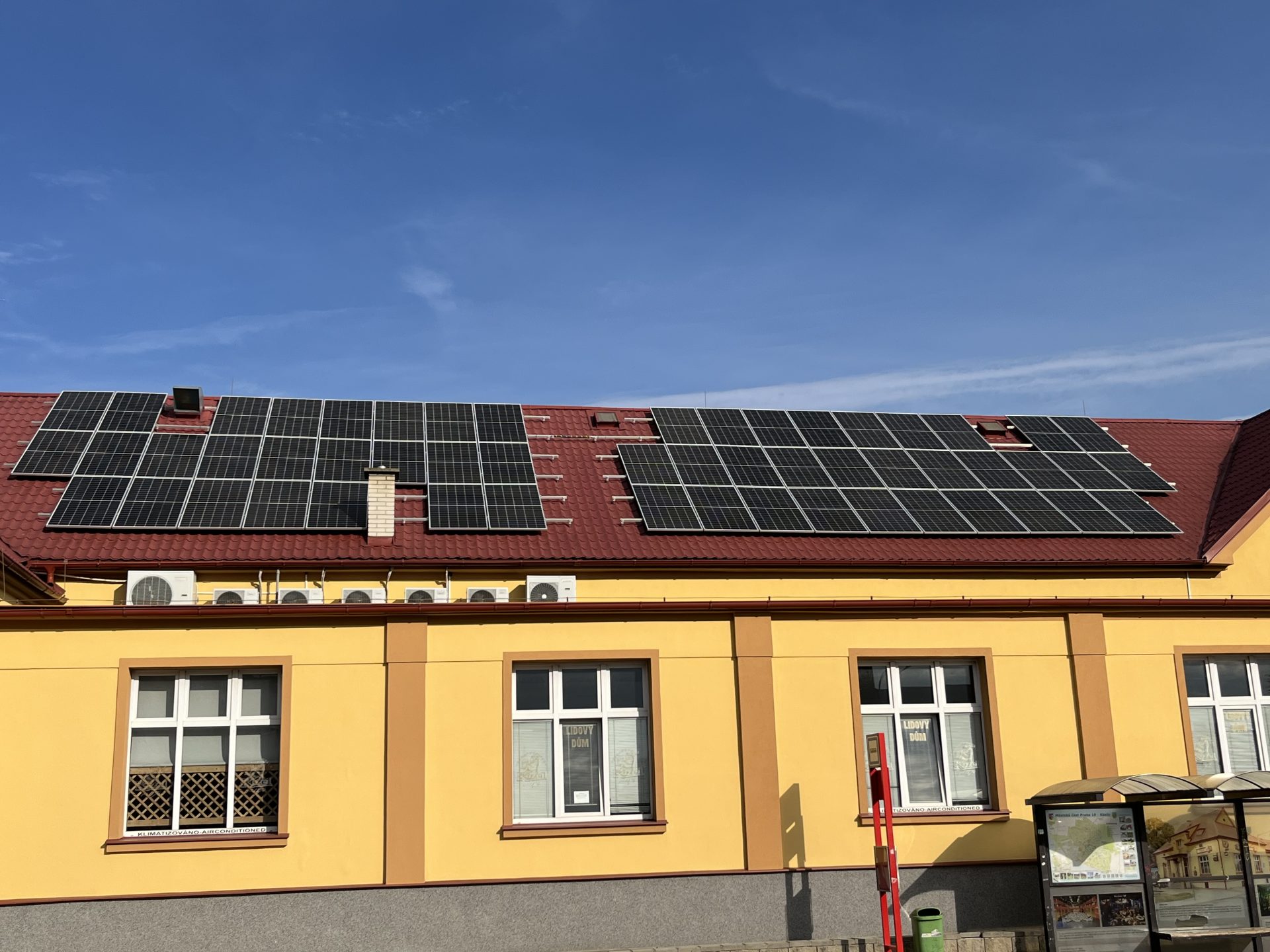Lidový dům Praha Kbely 50KWp