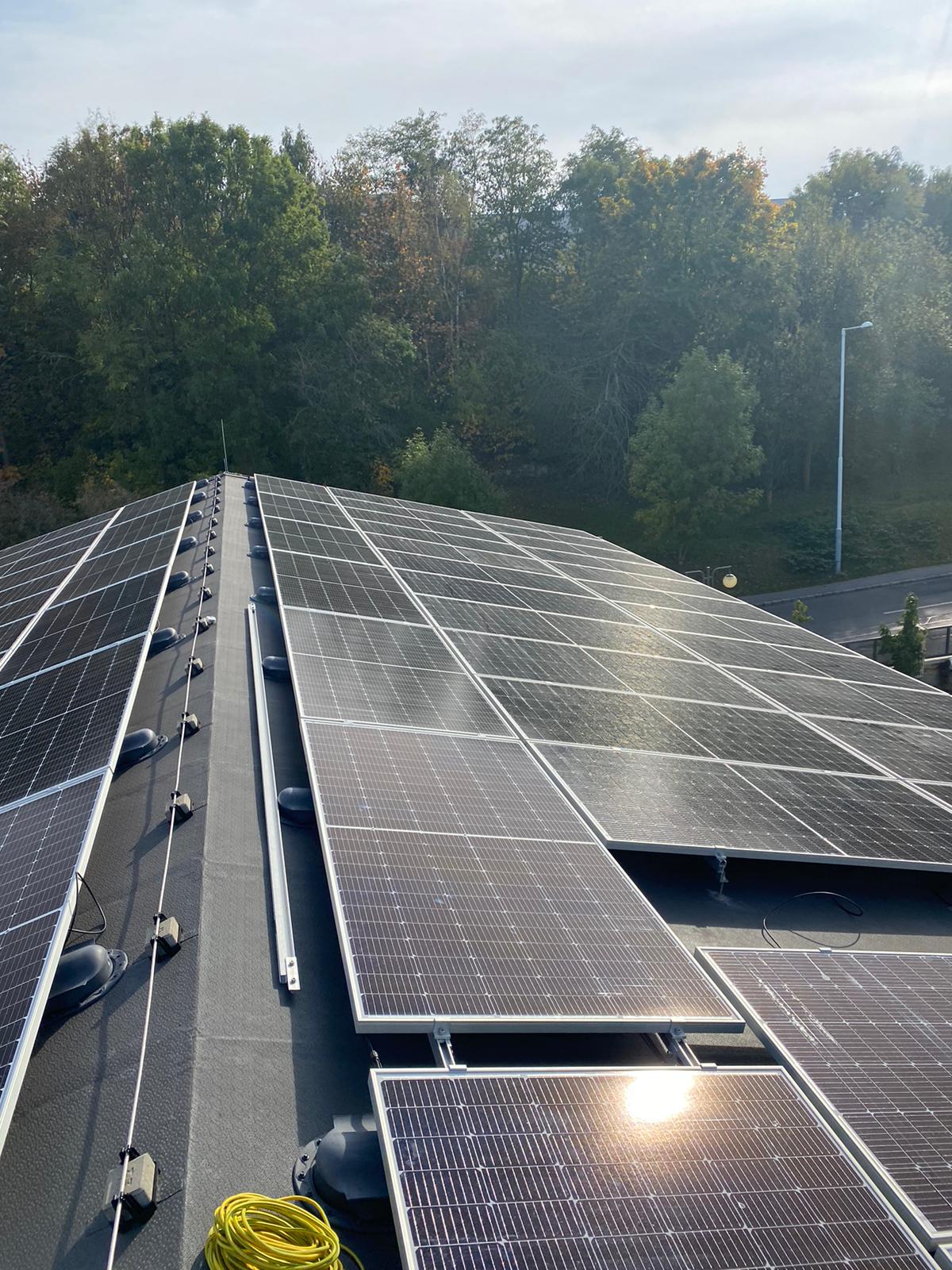 Skladová hala Běchovice 50KWp